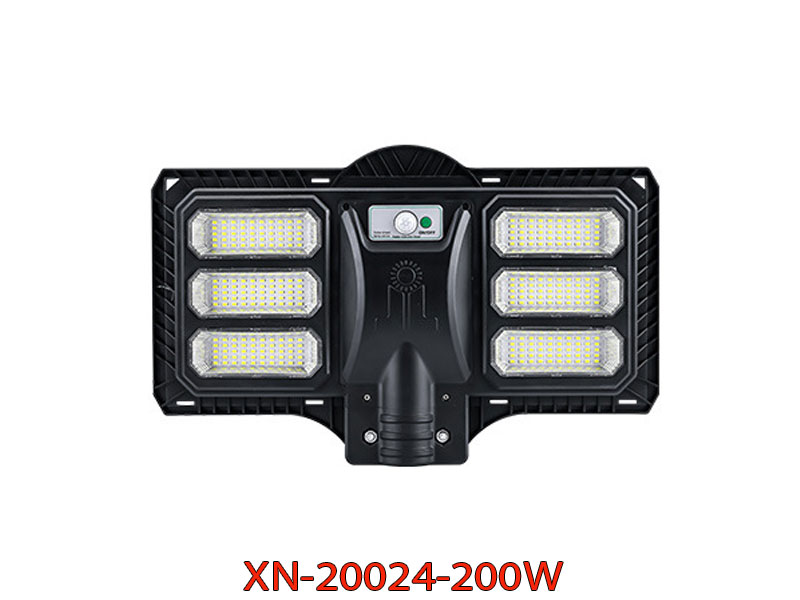 Đèn đường năng lượng mặt trời tấm pin liền thể 2 cánh giá rẻ Xenon XN20024 - 200W 6 ô